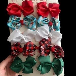 10 pack of colored bows NEW